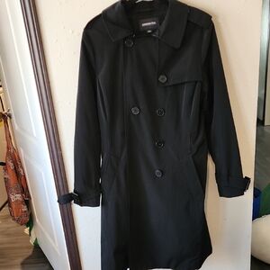 London Fog Classic Black Trench Coat